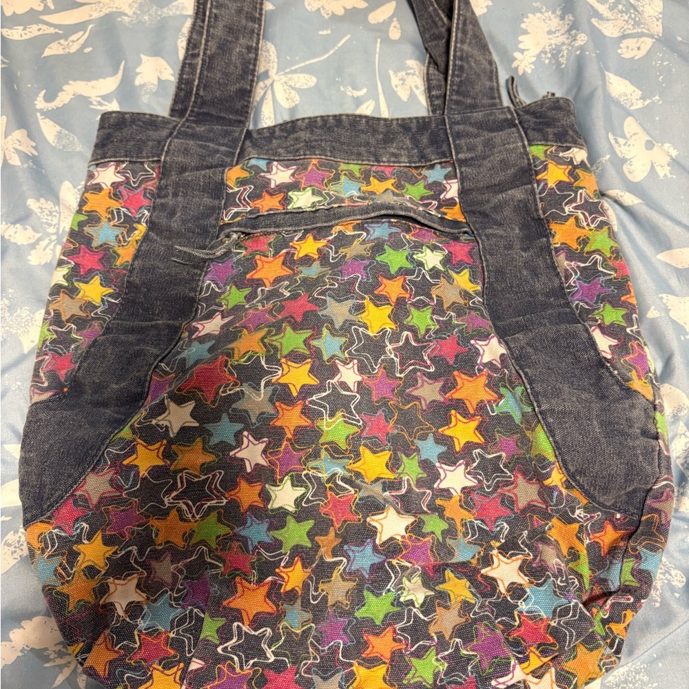 Colorful Star Pattern Tote Bag